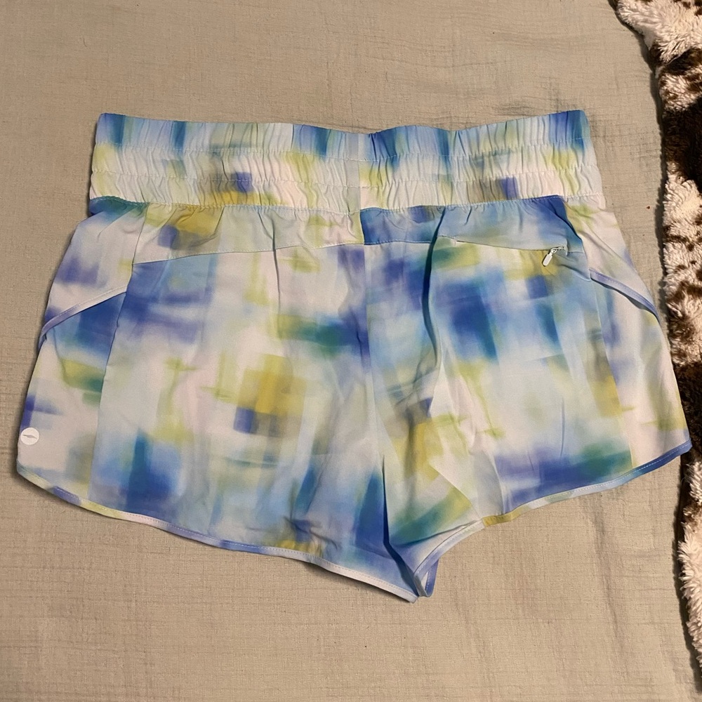 Avia Women's Athletic Shorts - Blue and Green